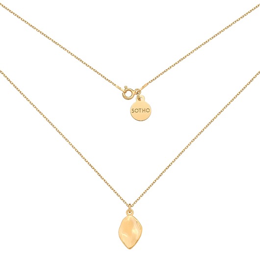 złote naszyjniki Złoty naszyjnik z łezką