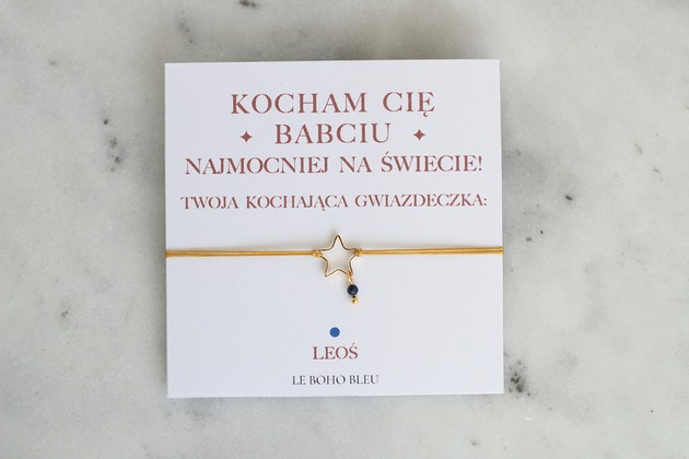 bransoletki na sznurku Dla Babci - Kamienie Urodzeniowe Wnucząt