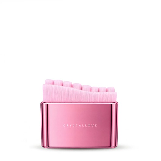 akcesoria dla niej CRYSTALLOVE V-SHAPE Contour Face Brush - pink