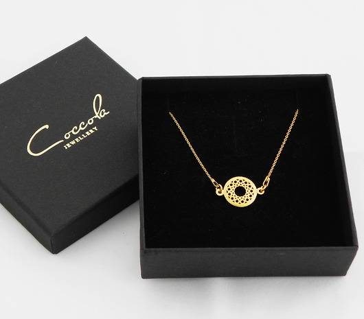 Złoty naszyjnik z rozetką ZK 22 Coccola JEWELLERY
