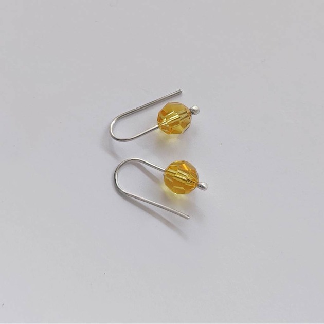 kolczyki z kamieniami Kolczyki OKRĄG