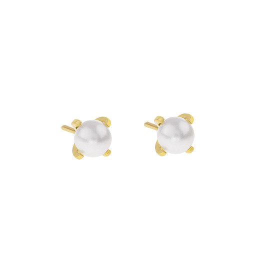 kolczyki pozłacane Kolczyki pearl gold