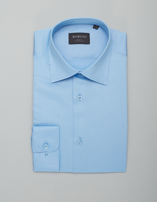 koszule męskie Koszula męska simeria 00426 niebieski slim fit
