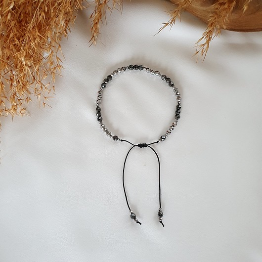 bransoletka z hematytu LEI handmade 