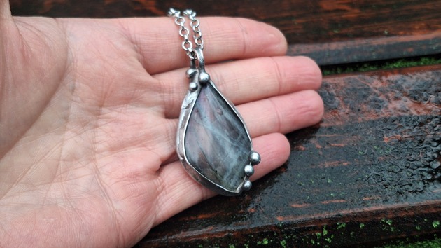 wisiory Złoty fiolet - wisiorek