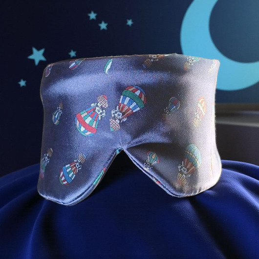 opaski na oczy Jedwabna opaska na oczy + gumka