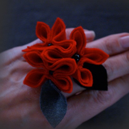 carmine FlowerFelt Design