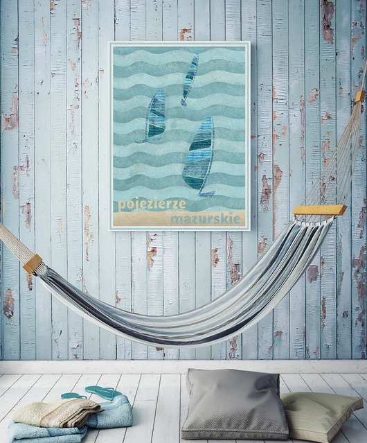plakaty Mazury - plakat fine art, giclee