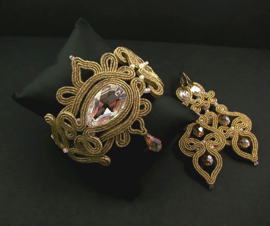 Perssian princess - komplet biżuterii soutache PiLLow Design