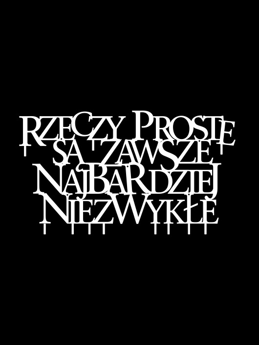Rzeczy proste wieszak ścienny dekoracja ArtSteel