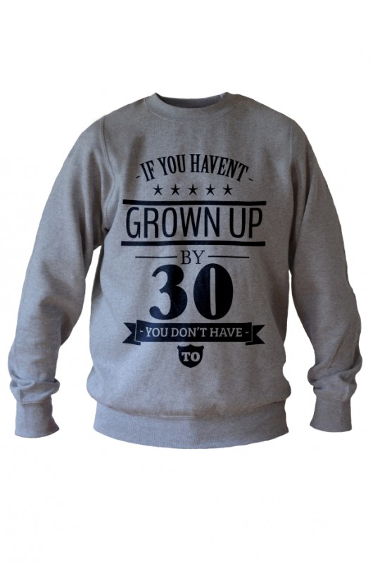 GROWN bluza męska szara GAU great as You