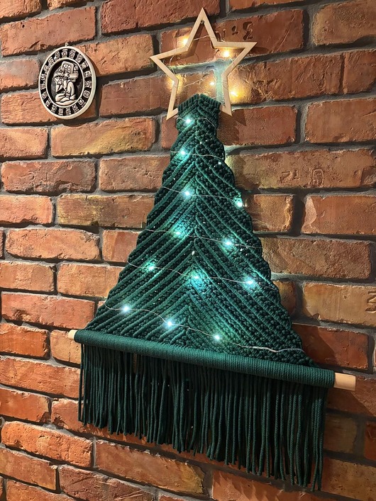 choinki Świąteczna Choinka ze Sznurka - Zapakowana na Prezent