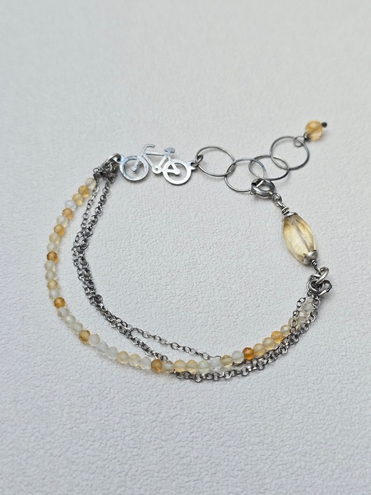 bransoletki srebrne Bransoletka Lemon Bike