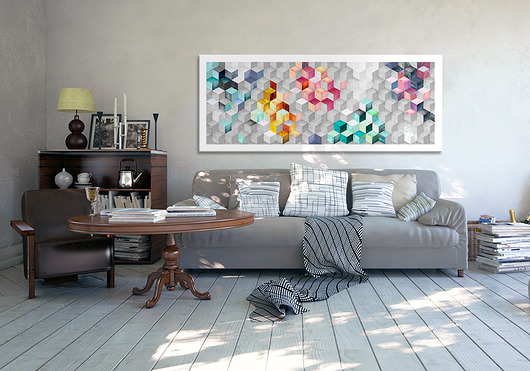 OBRAZ NA PŁÓTNIE - ABSTRAKCJA - 150x60cm LUdesign gallery
