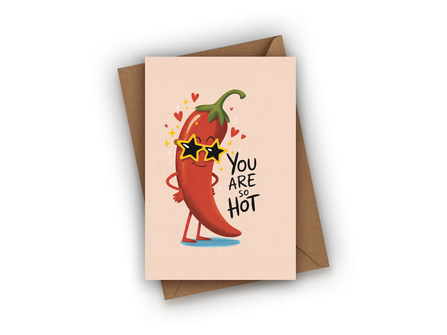 kartki okolicznościowe - wydruki Kartka dla chłopaka - You Are So Hot!