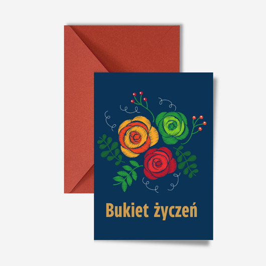 kartki okolicznościowe - wydruki Kartka na życzenia, bukiet życzeń