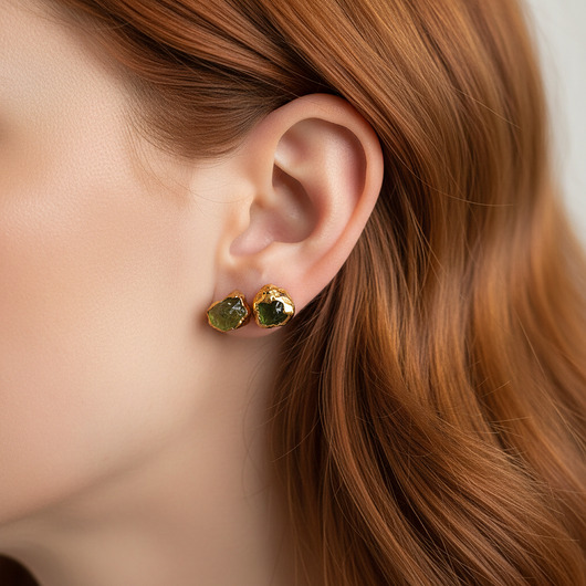 kolczyki pozłacane Kolczyki Sztyfty Oliwin