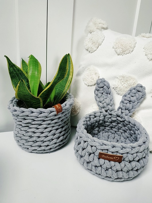 koszyki wielkanocne Koszyczki wielkanocne z uszami " The Ester Bunny"