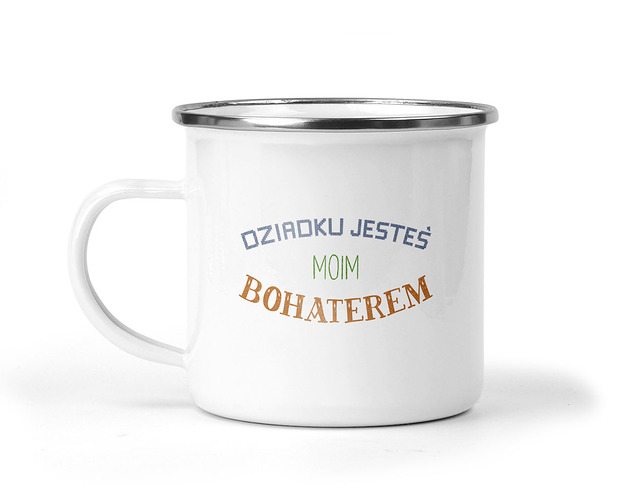 kubki Kubek metalowy dla dziadka na dzień dziadka 10