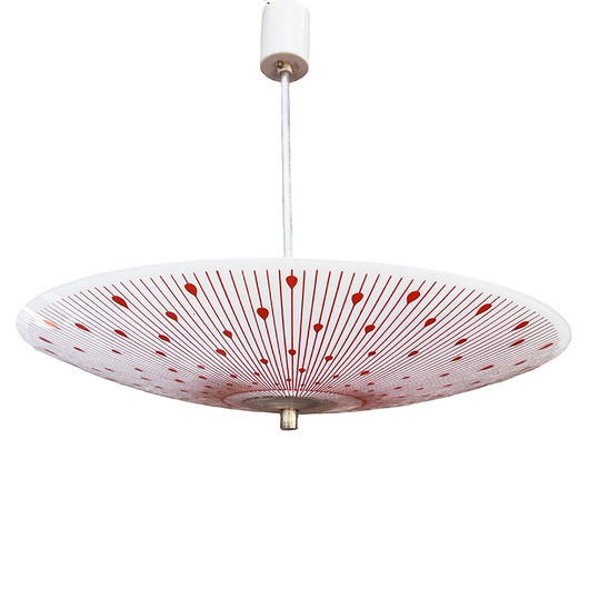 lampy wiszące Lampa sufitowa typu parasol Napako, Czechosłowacja, lata 60./70.