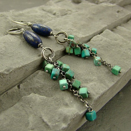 Kolczyki Lapis&Turkus I RayOfArt