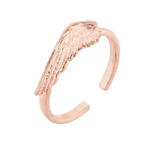 pierścionki złote Pierścionek ze skrzydłem z różowego złota
