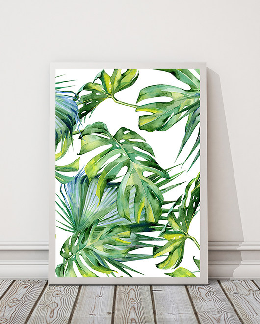 plakat egzotyczny - monstera (format A1) Love Life and Forest