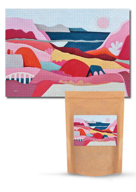 puzzle dla dzieci Puzzle 2000  Myland by Magda Magiera w ecoworeczku