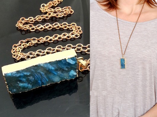 Naszyjnik >Ocean blue Marta Latawiec