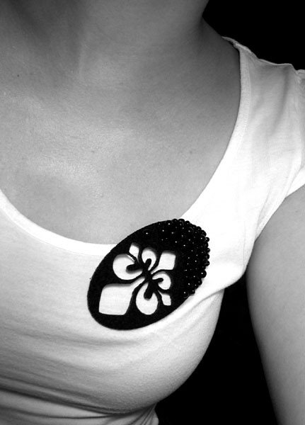 felt pattern... felt label