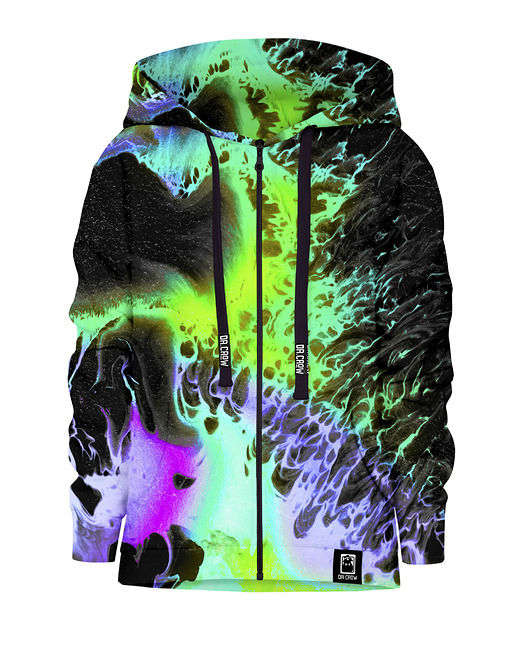 bluzy dla chłopców Bluza Zamek Chłopiec DR.CROW Marble Liquid