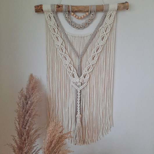 Makrama Bella boho ozdoba Naturalnie Ładne