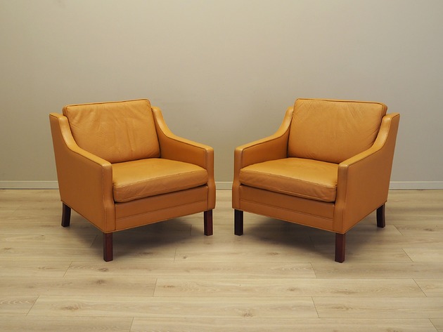 fotele Komplet foteli wypoczynkowych, duński design, lata 70, produkcja: Dania