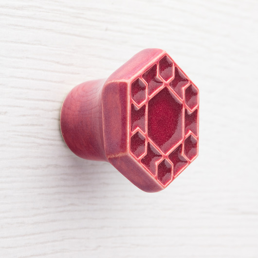 gałki do mebli Gałka do mebli wiśniowa, wz.6