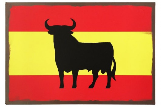 Szyld metalowy Spanish Bull MIA home