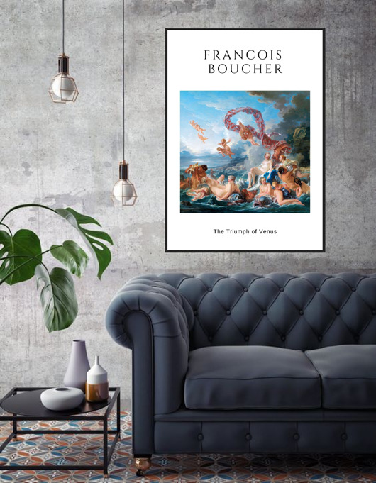 obrazy PLAKAT Rococo, Francois Boucher, modern rococo