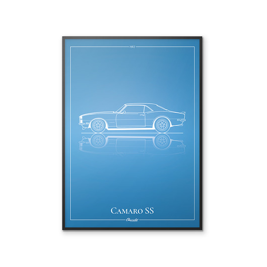 plakaty Plakat Motoryzacja - Camaro SS '67