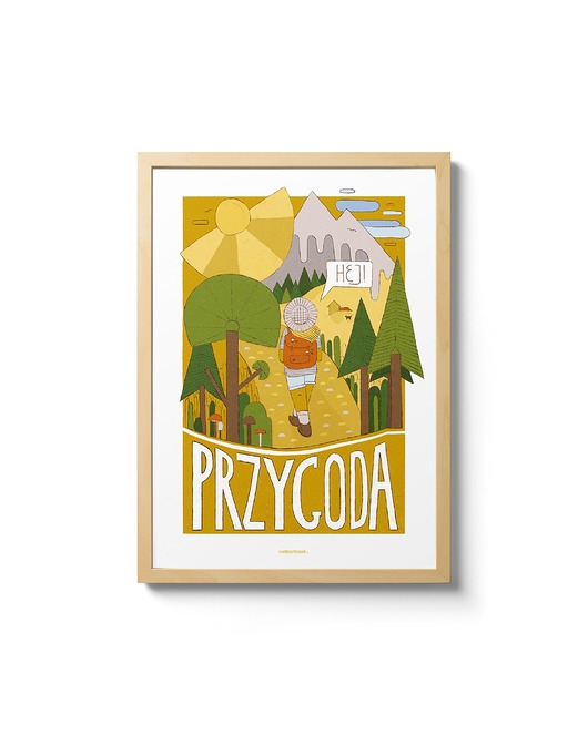 Przygoda. Plakat A3 natbartczak