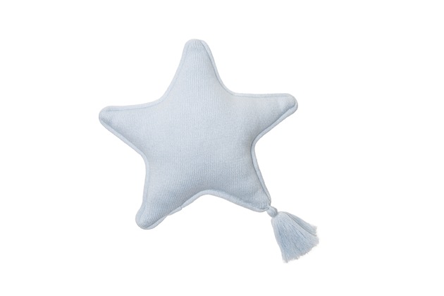 poduszki do pokoju dziecka Poduszka Knitted cushion Twinkle Star Soft Blue, 25x25 cm