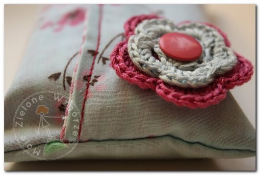 Pink & Aqua - etui na chusteczki Moje Zielone Wzgórze