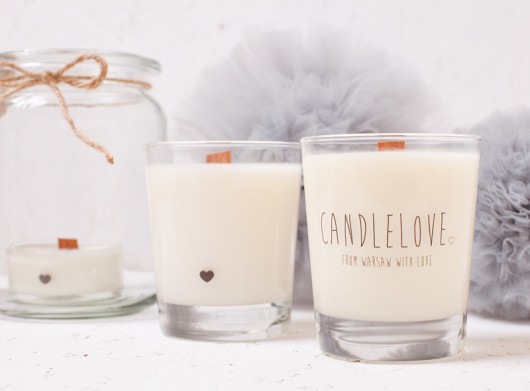 świeczniki i świece MALINOWA MAMBA świeca sojowa handmade