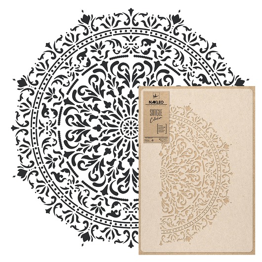 tapety i naklejki ścienne Szablon malarski wielokrotny // GLAMOUR MANDALA