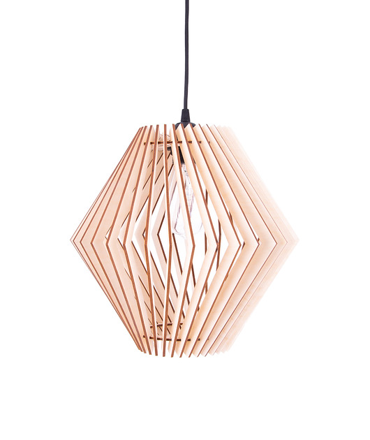 Lampa sufitowa DREWNIANA DO SALONU wisząca smxdsgn