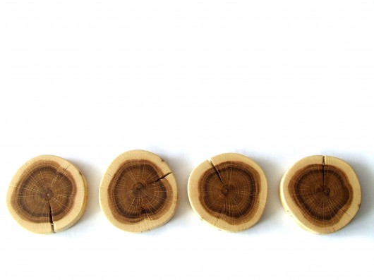 Podkładki drewniane - komplet Derva Woodcraft