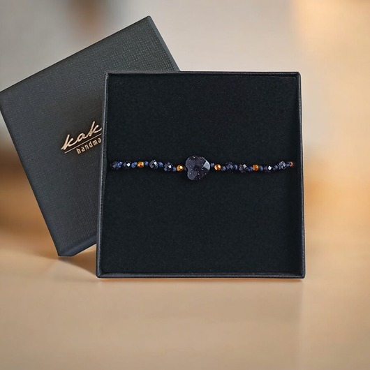 bransoletki z kamieni naturalnych NOC KAIRU - kamień szczęścia, kamień czarnoksiężników, ochrona