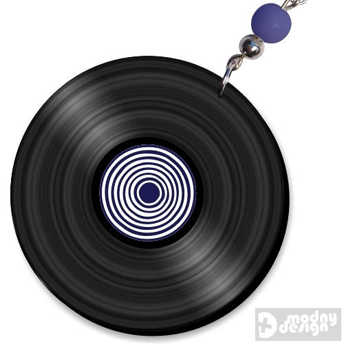 Kolczyki Płyty Winylowe Złudzenie Vinyl! Modny Design
