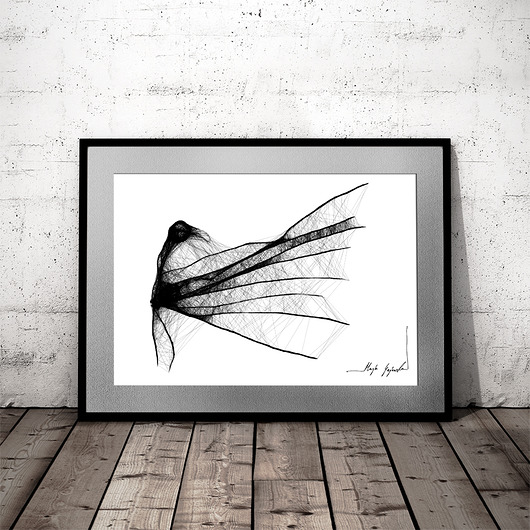 GRAFIKA 38 - seria minimal angel Maja Gajewska