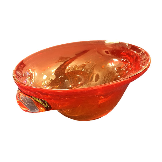 miski i misy Misa patera szklana, proj. E. Gerczuk-Moskaluk, Huta Szkła Sudety lata 70.