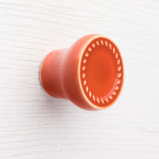 gałki do mebli Gałka do mebli pomarańczowo-brązowa, wz.12