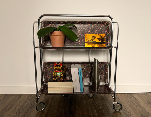 meble - inne Wózek barowy Gerlinol, Niemcy, lata 60.